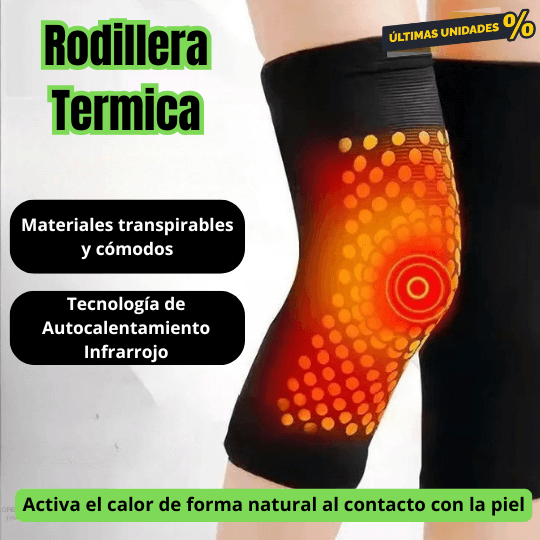 Rodillera Térmica BIOMAGNETICA de Autocalentamiento