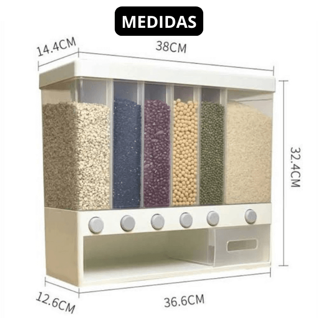 Dispensador de Alimentos 6 en 1 | PREMIUM