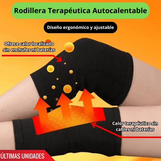 Rodillera Térmica BIOMAGNETICA de Autocalentamiento