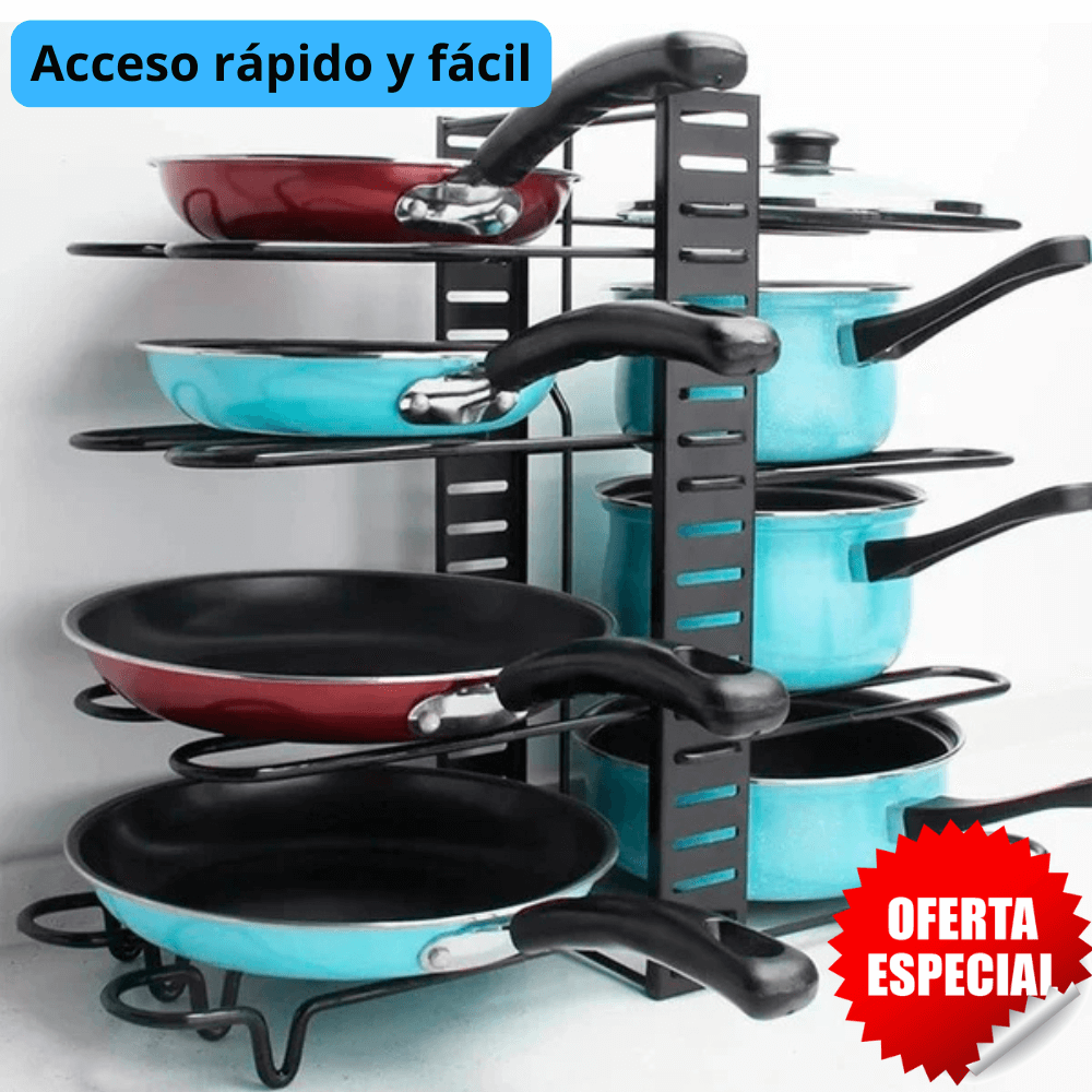 Organizador multifuncional confort de Ollas y Sartenes