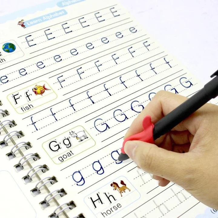 SET CUADERNO MAGICO(4 CUADERNOS + LAPICERO MAGICO)