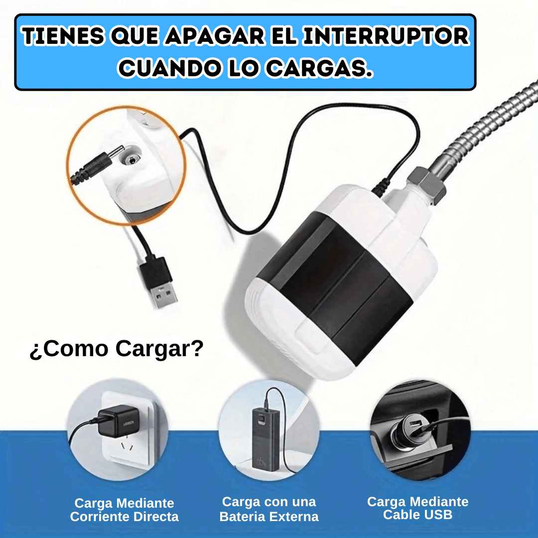 Ducha Portátil Multifuncional 3 en 1 PREMIUM