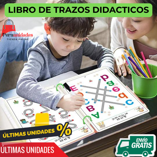 LIBRO DE TRAZOS DIDACTICOS PRE-ESCOLAR – Mi Tienda