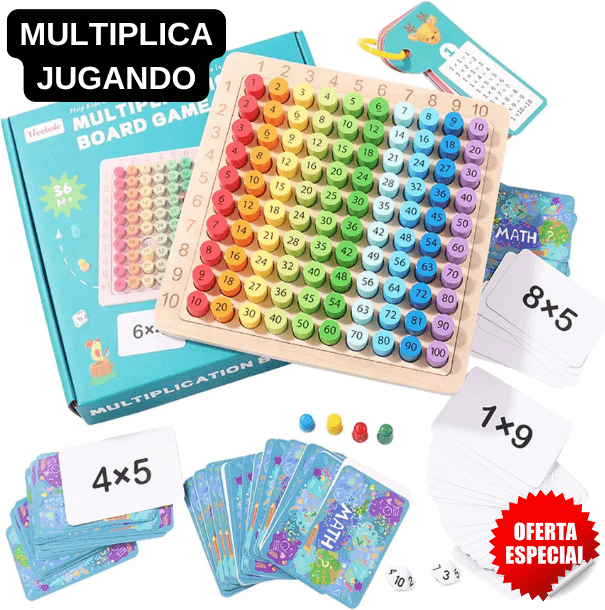 Tablero de Multiplicación - Juego Matemático