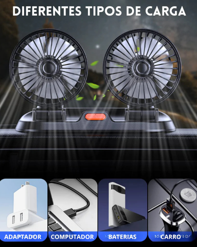 VENTILADOR GIRATORIO 360° PREMIUM