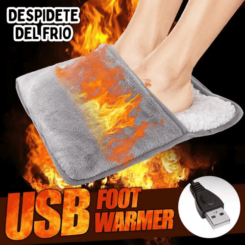 Tecnología de Calor Inteligente para Tus Pies | Almohadilla Térmica USB con Calentamiento Rápido y Seguro