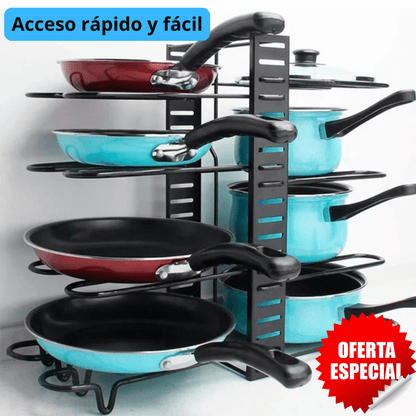 Organizador multifuncional confort de Ollas y Sartenes