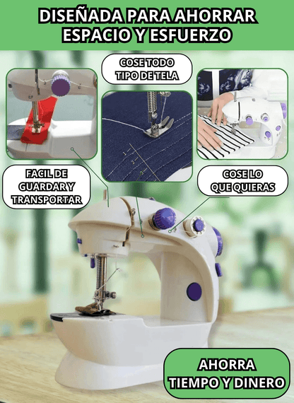 MAQUINA DE COSER PORTATIL CON PEDAL | PREMIUM