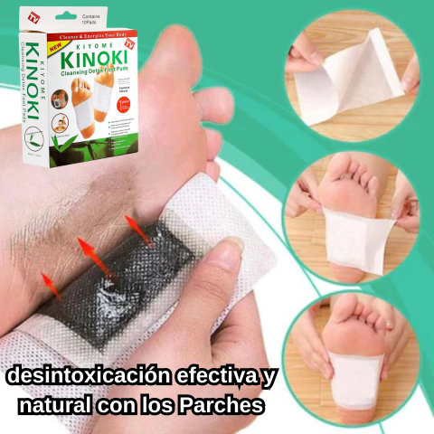 🌿 PARCHES DESINTOXICANTES KINOKI 🌿