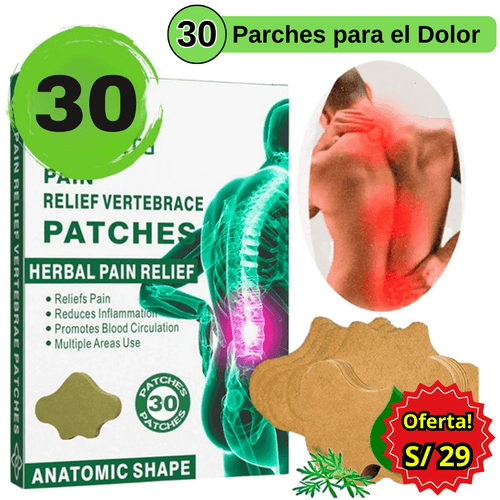 Parches Para el Dolor PREMIUM - Alivio Instantáneo