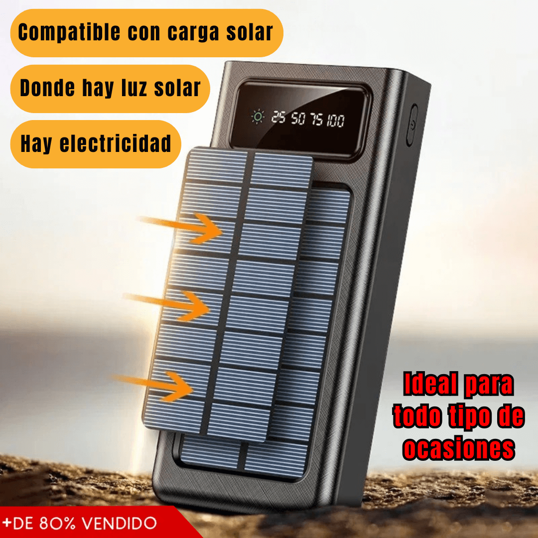 Powerbank Solar PREMIUM Cargador Portátil