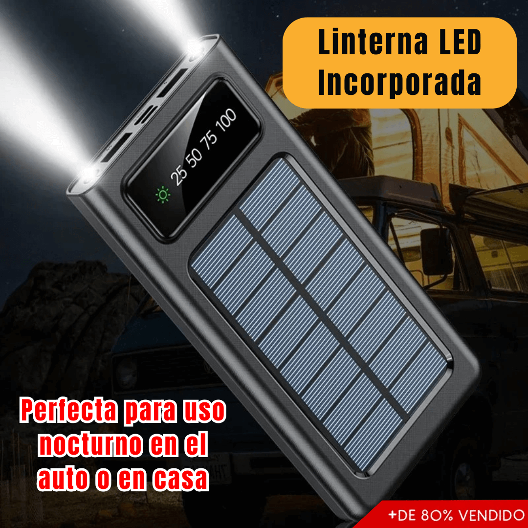 Powerbank Solar PREMIUM Cargador Portátil