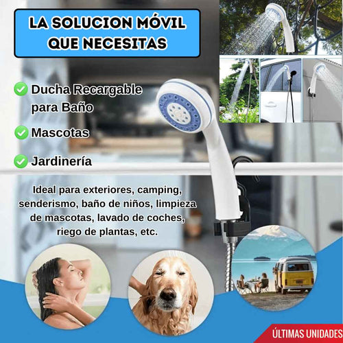 Ducha Portátil Multifuncional 3 en 1 PREMIUM