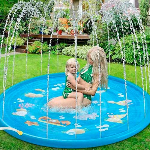 PISCINA PILETA CON ASPERSORES PARA NIÑOS
