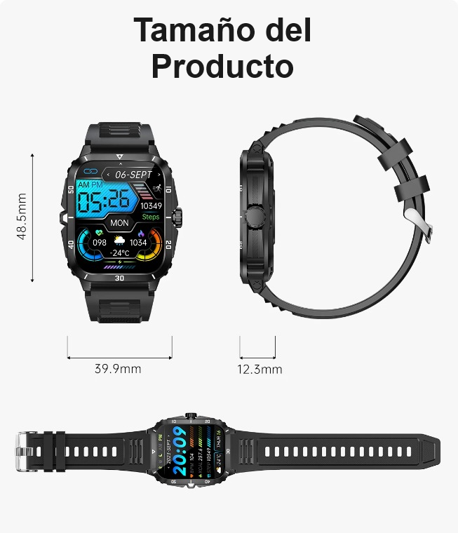 SMARTWATCH TODO TERRENO - 3ATM